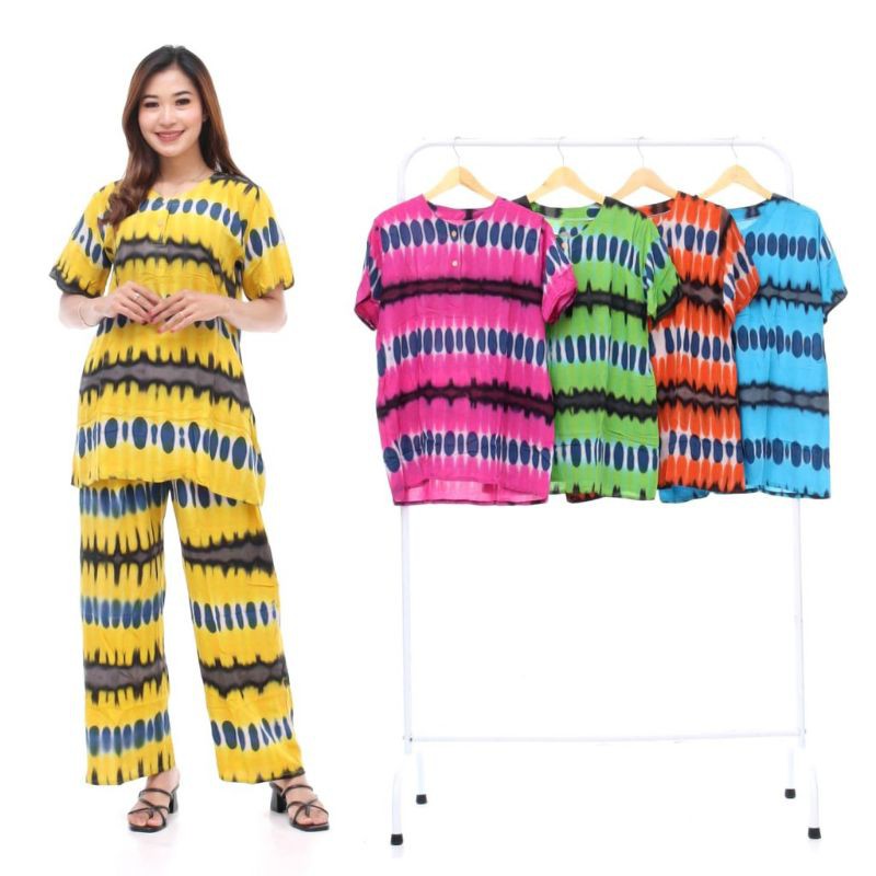 setcel CP Gelita / setcel Rayon / Setcel CP murah / setelan rayon  / Setalan batik / setcel tie dye