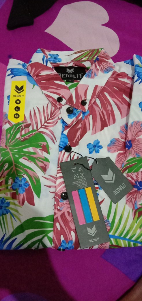 Kemeja Motif Pria Lengan Pendek, Kemeja Pria Motif Batik, Kemeja Distro, Kemeja Surfing Kasual Murah