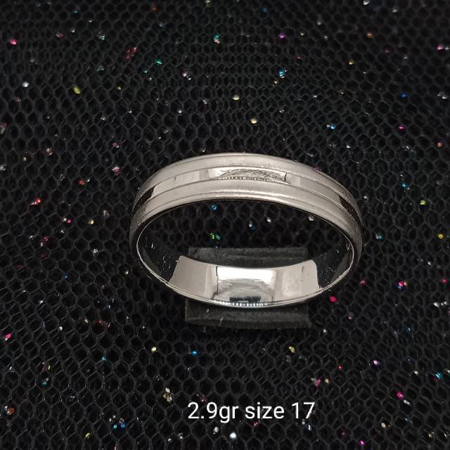 Cincin Emas 17 K - Putih 2.9gr Kadar 750 - 3179