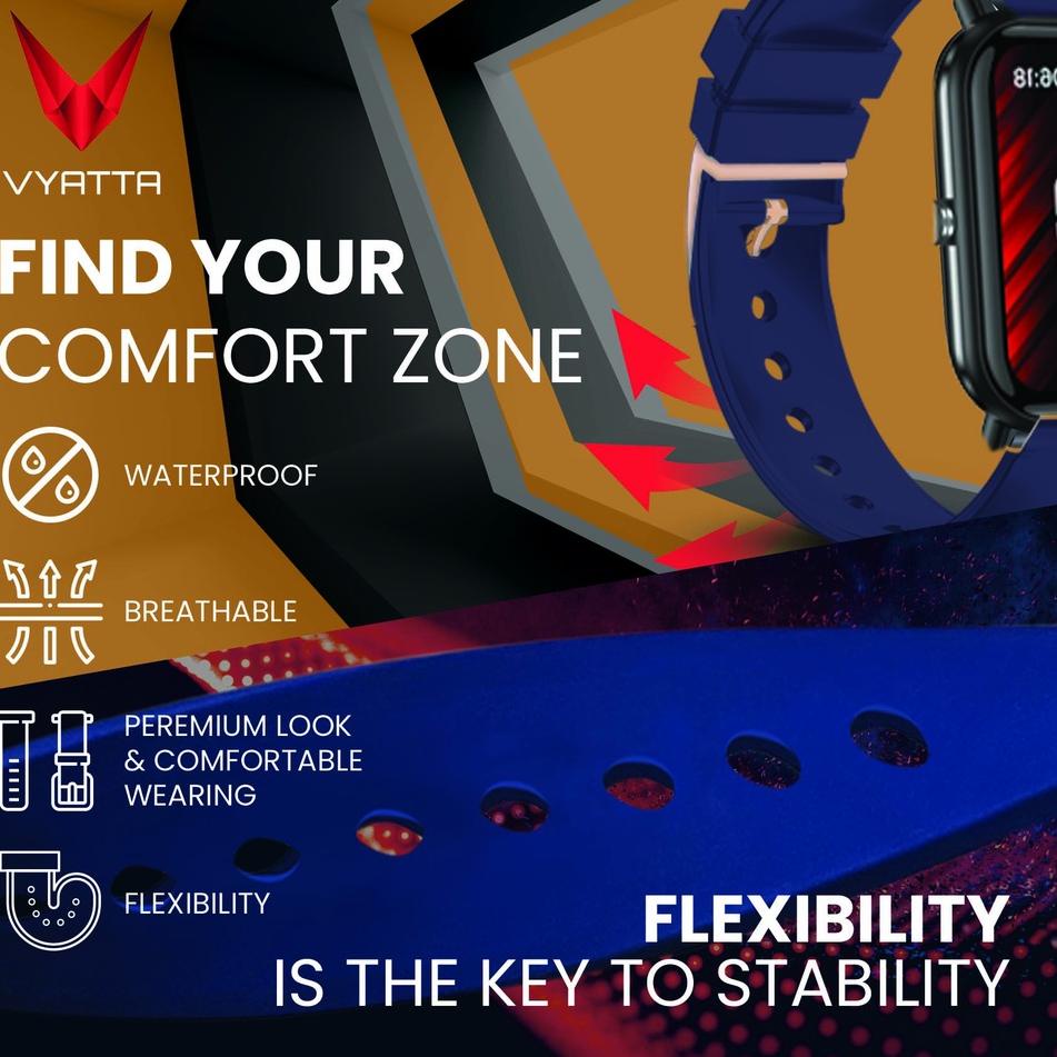 Sudah READY.. Fitme Strap Pro 22mm for VYATTA FITME SMARTWATCH