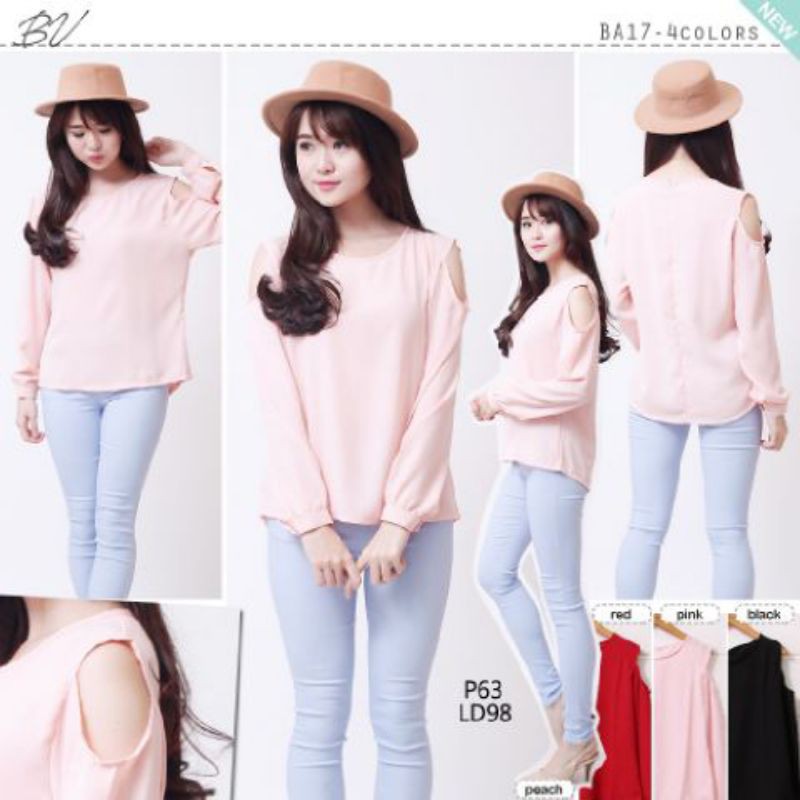 sale outshoulder blouse 1091a