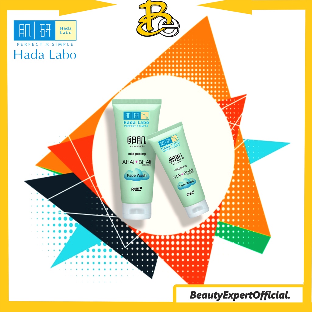 ⭐️ Beauty Expert ⭐️ HADA LABO Hadalabo Tamagohada Mild Peeling Face Wash 100g