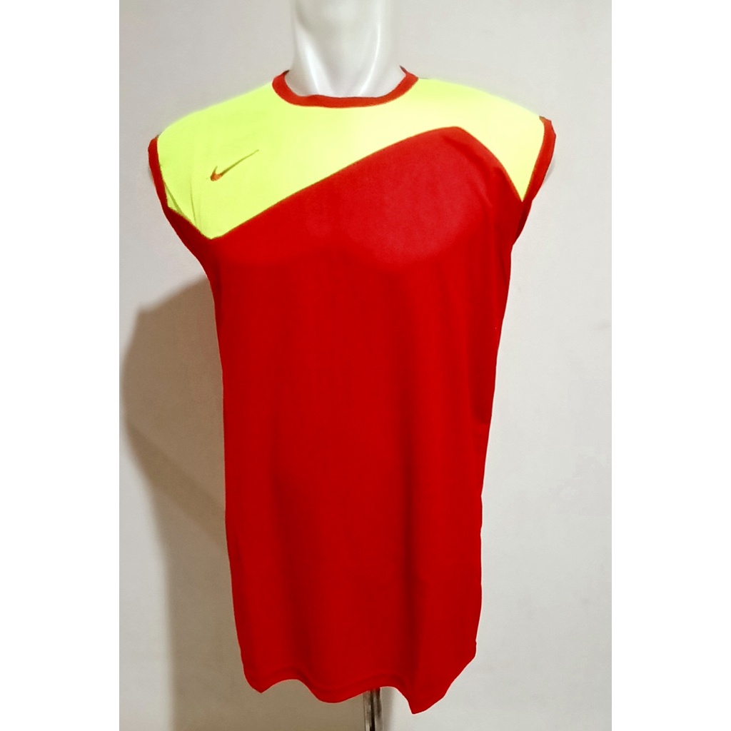Baju Kaos Olahraga Singlet Pria Baju Gym Fitness Badminton