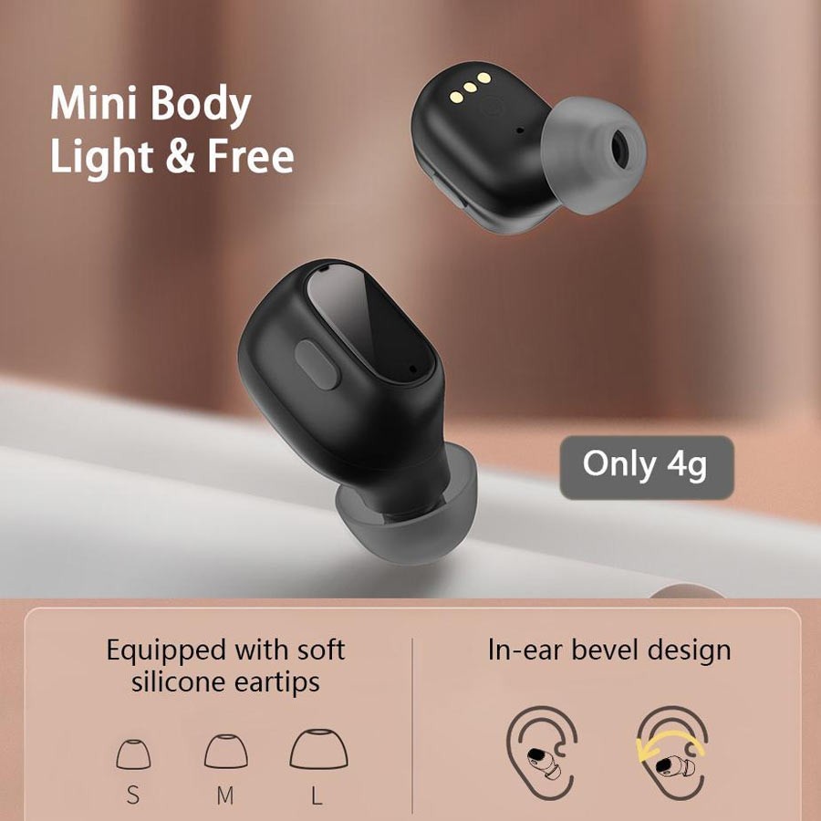 Baseus WM01 Bluetooth Earphone Mini Earbuds TWS BT Handsfree Airdots Android