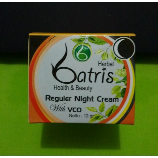 SATUAN Regular Night Cream, Krim Malam Reguler Batrisyia Herbal