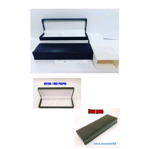 

Kotak / Box Pulpen Hitam Exclusive Kulit Sintetis