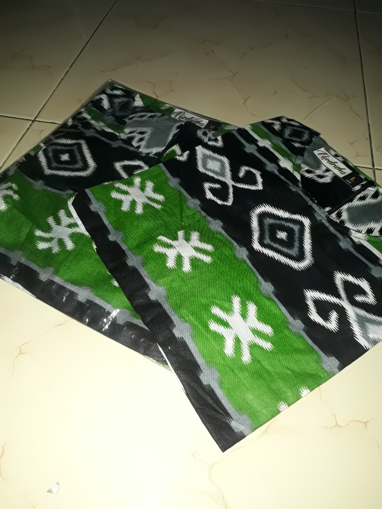 Bisa Beli Satuan Saja Maura Couple - Sania Ruffle Batik Couple Ori Ndoro Jowi Dnt