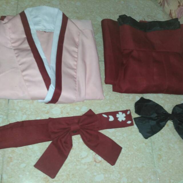 Costume Saber Yukata Sakura Fate Stay Night Cosplay