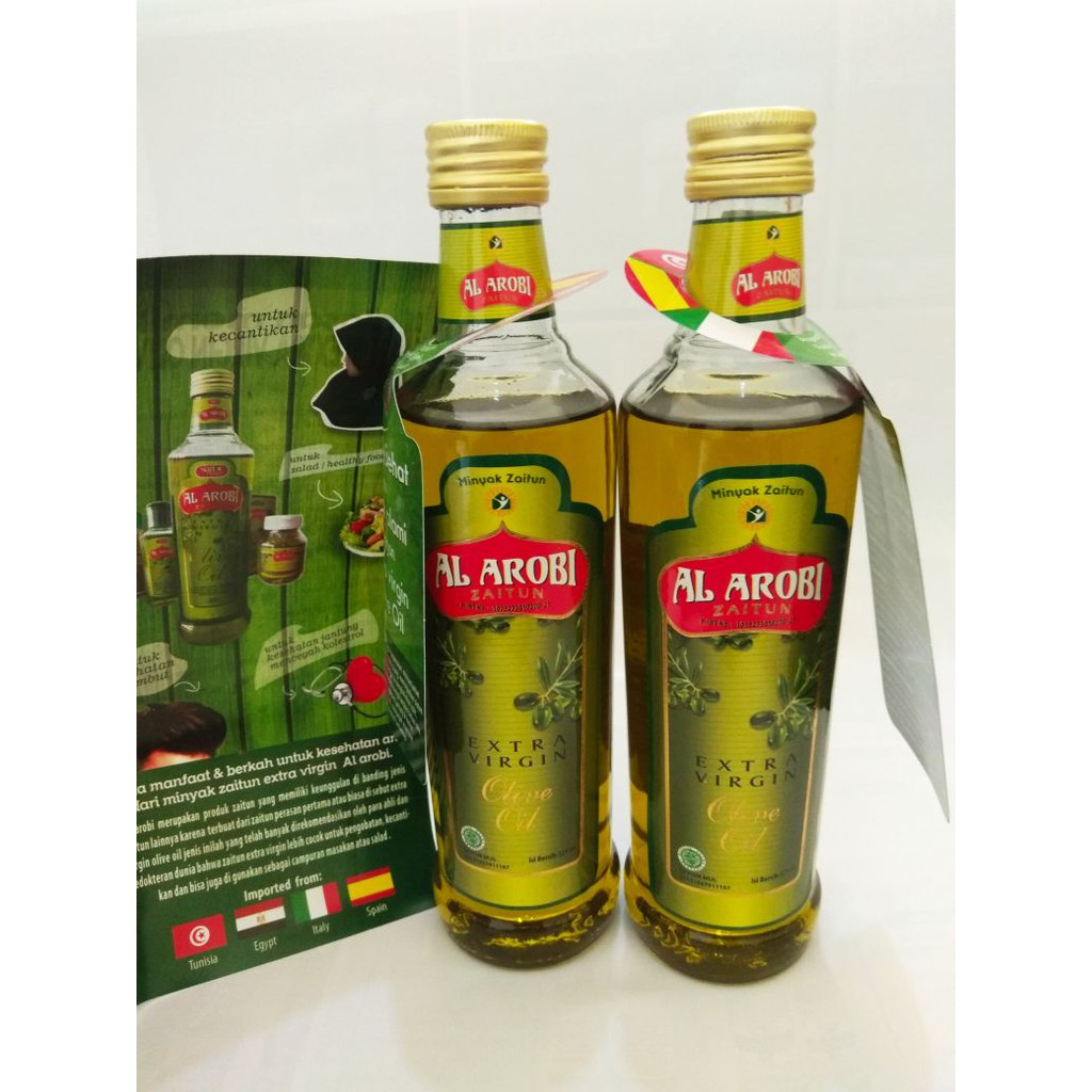 Minyak Zaitun Al Arobi Extra Virgin Olive Oil 280ml Shopee Indonesia