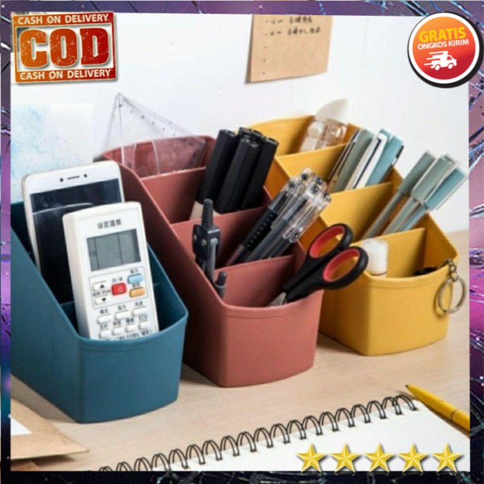 

[COD] Rak Alat Tulis Tempat Pensil Pulpen Meja Kantor Peralatan Rumah Tangga Murah
