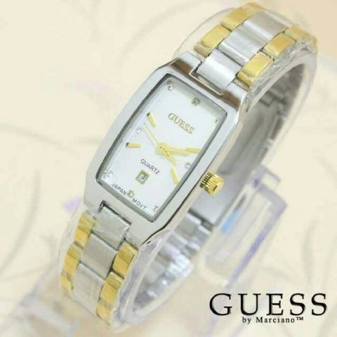 Jam Tangan Guess Wanita Kombi Gold