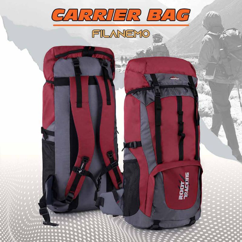 Tas Carrier Hiking Gunung Pria Carier Keril 60 Liter High Quality Garansi Original Best Lokal Produk