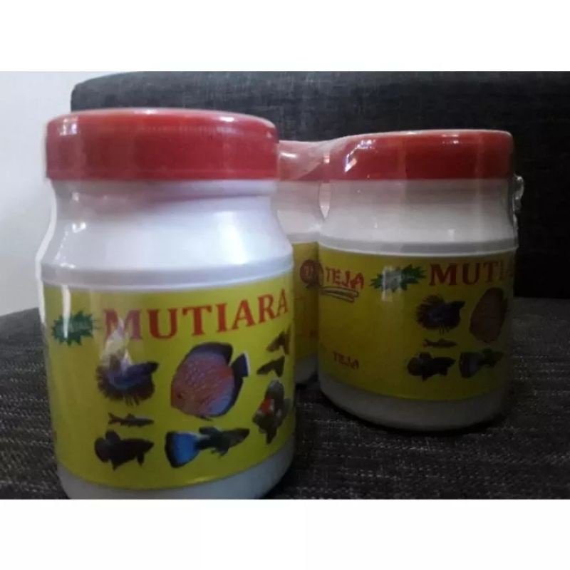 PELET PAKAN IKAN WONDER MUTIARA / TEDJA MUTIARA TROPICAL TOPLES 100 gr