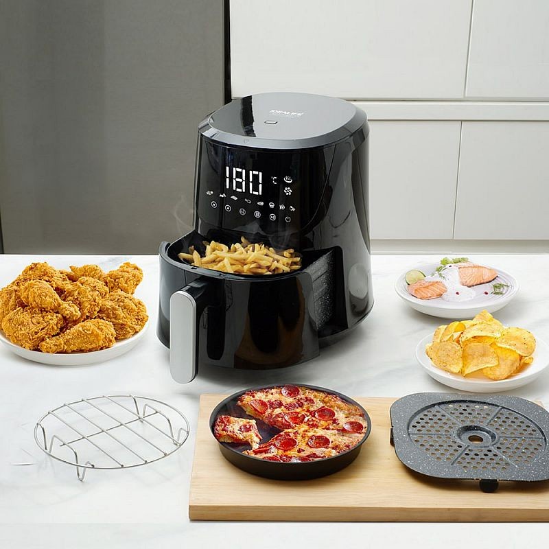 IDEALIFE Air Fryer IL-200 Low Watt Kapasitas 4 Liter Menggoreng Tanpa Minyak