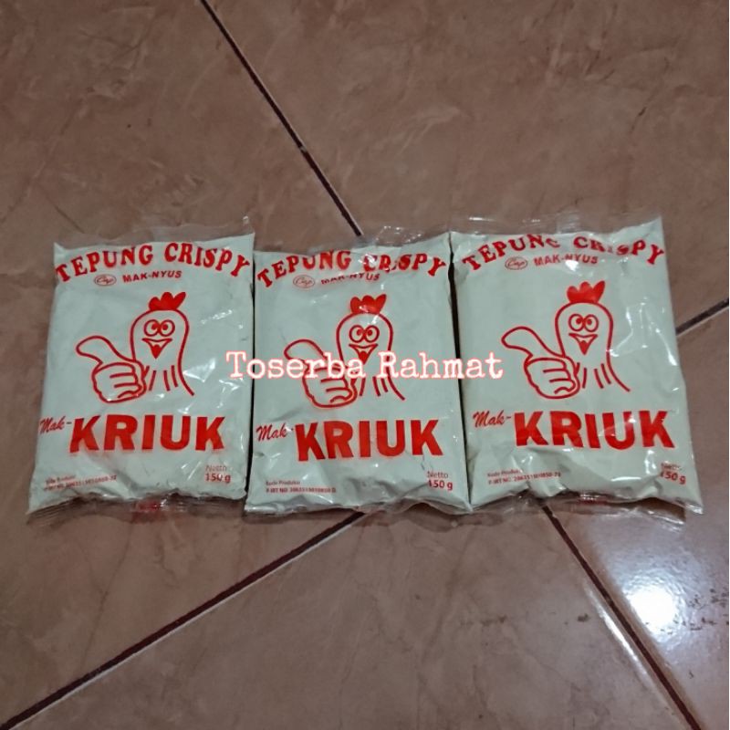 

TEPUNG CRISPY KRIUK 150gr