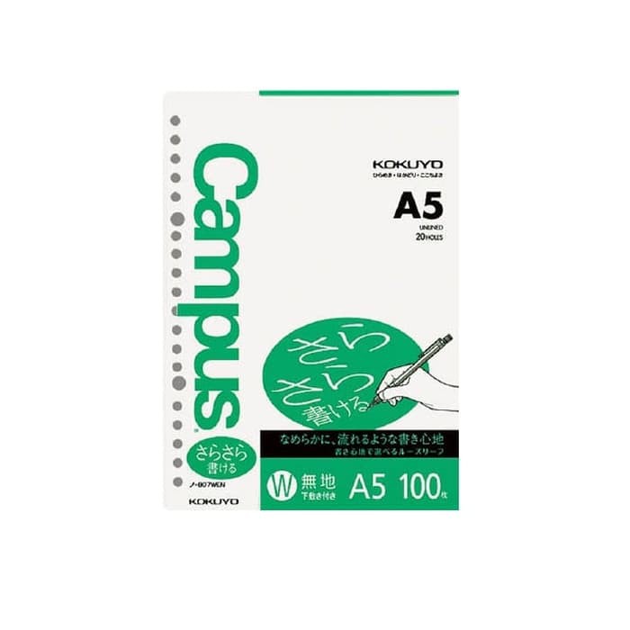 

Kertas Note - Isi Kertas Binder - Kertas File Campus Loose Leaf A5 Plain Produk Terbaik