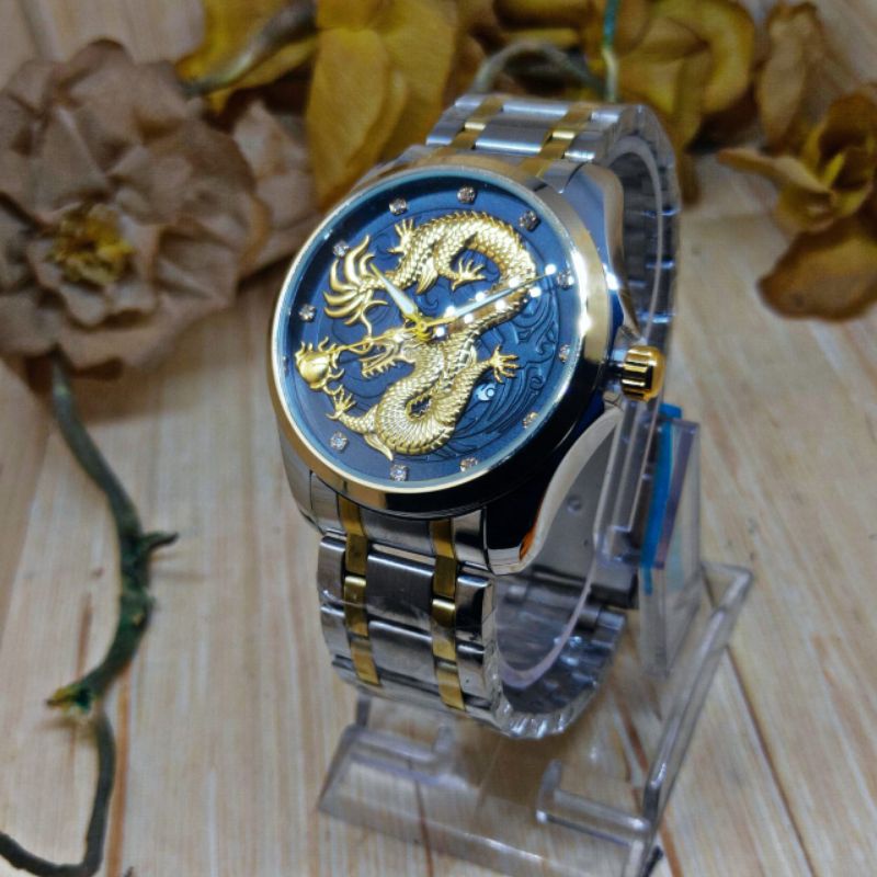 READY JAM TANGAN PRIA MOTIF NAGA.