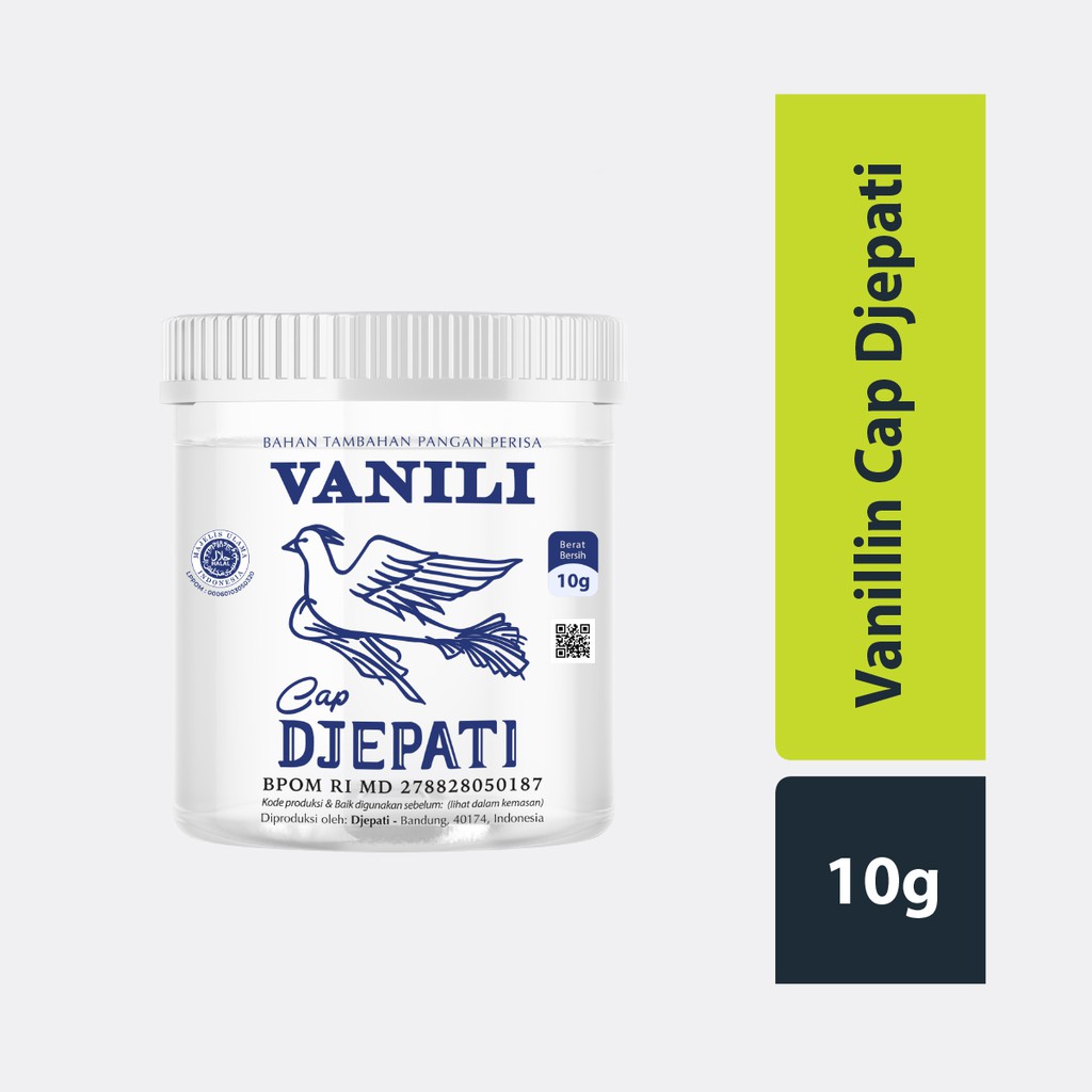 

Cap Djepati Perisa Makanan Vanilin Ples 10 Gr