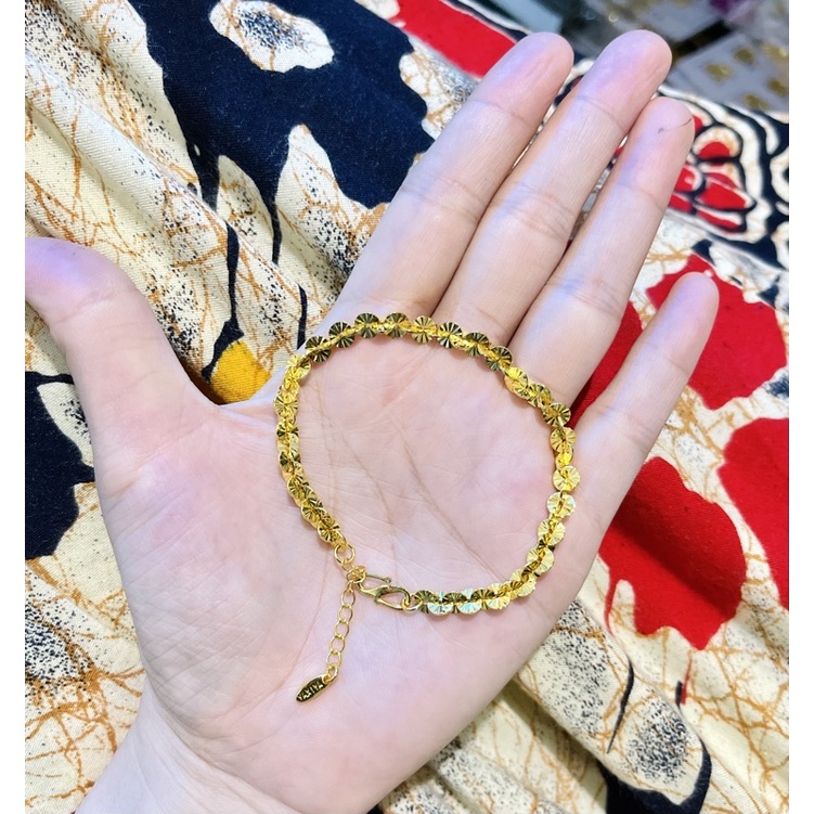GELANG YXY DEWASA LAPIS EMAS