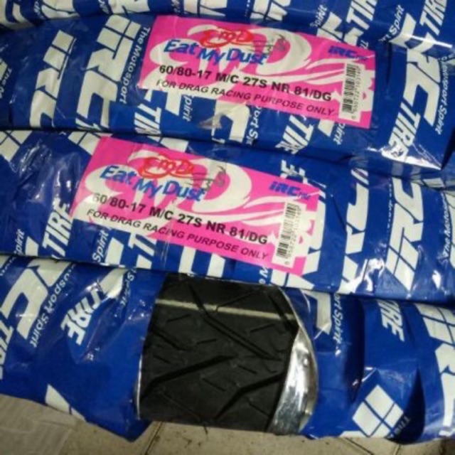 BAN DRAG IRC EAT MY DUST 60/80 RING 17 ORI ORIGINAL THAILAND