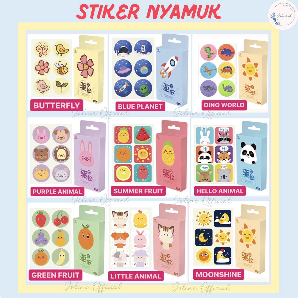 STIKER ANTI NYAMUK MOTIF KARTUN DISNEY / STIKER PENOLAK NYAMUK / STIKER PENANGKAL / USIR NYAMUK / STICKER NYAMUK KARAKTER LUCU / BABY MOSQUITO REPELLENT PATCH STICKER ISI 24-36 PCS