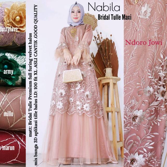 NABILA BRIDAL/DRESS BRUKAT/TERIMA SERAGAM
