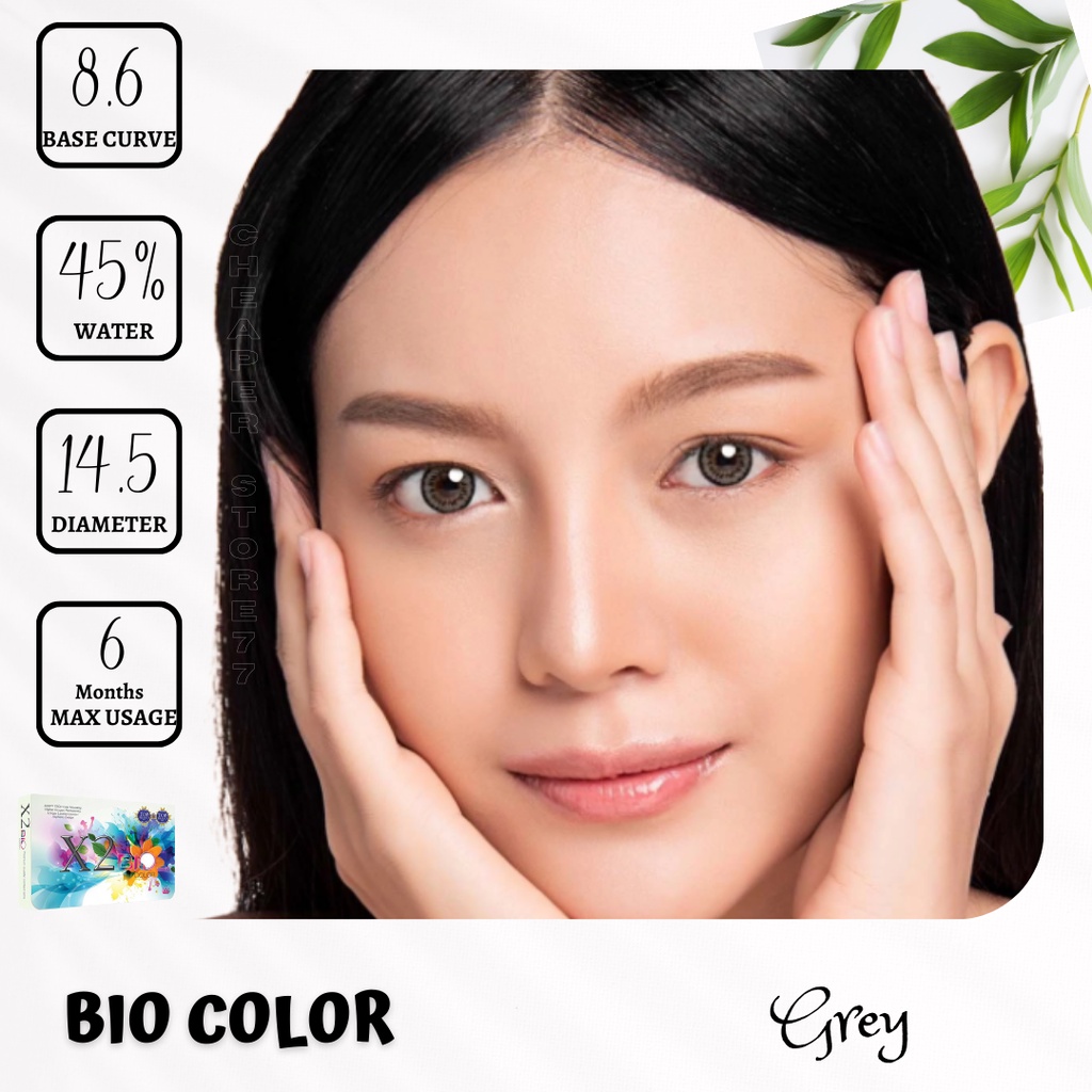 SOFTLENS X2 BIO COLOR DIA. 14.50mm NORMAL &amp; MINUS | MATA SENSITIF