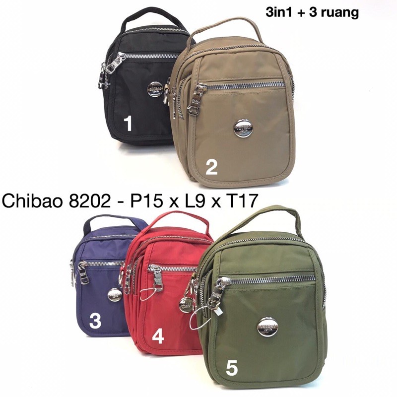 TAS SELEMPANG WANITA / 3in1 CHIBAO #8202
