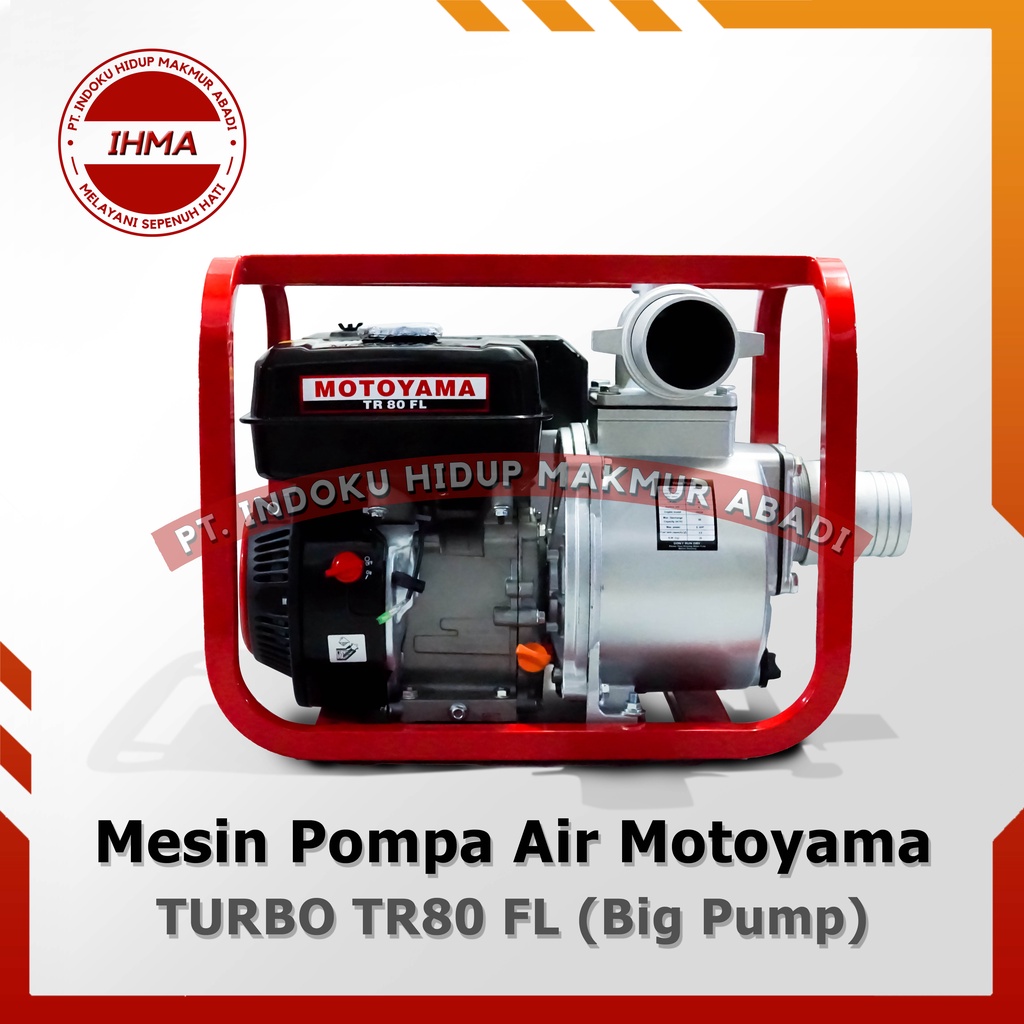 Mesin Pompa Air Motoyama Big Pump Turbo TR 80 FL (3 inch.)