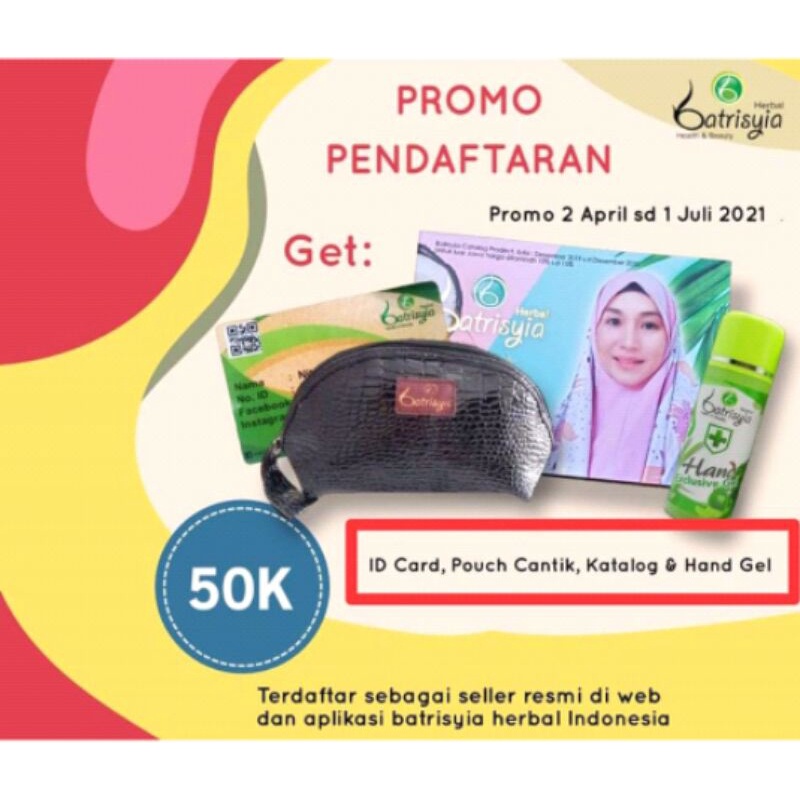 Paket Marketer Batrisyia Herbal batrisya skincare