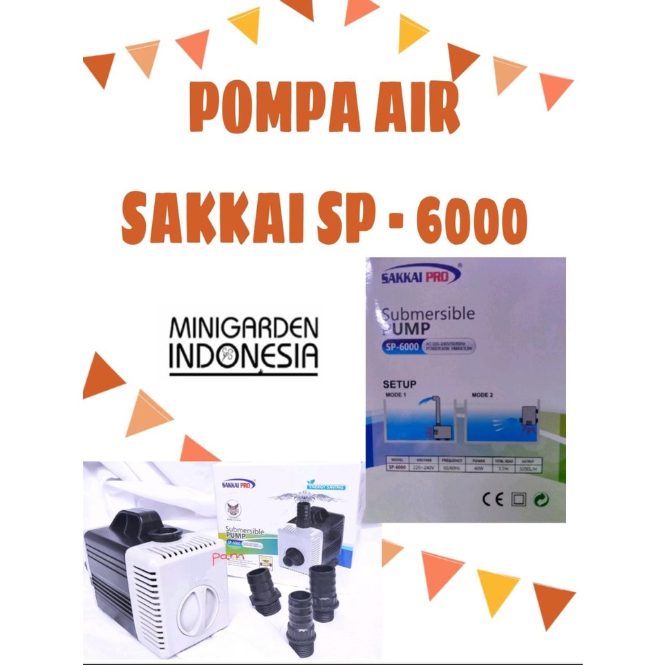 SAKKAI PRO SP-6000 SUBMERSIBLE PUMP POMPA AIR CELUP WATER PUMP KOLAM