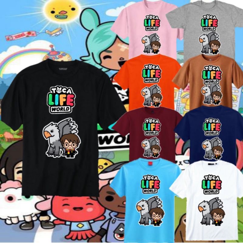 baju kaos anak Toca life world/kaos toca life/baju tobo toca anak/baju atasan anak unisex