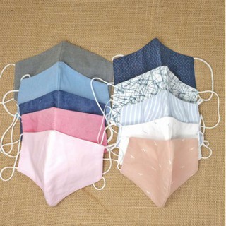  MASKER  KAIN  KATUN MODEL  EARLOOP 3 PLY Shopee Indonesia