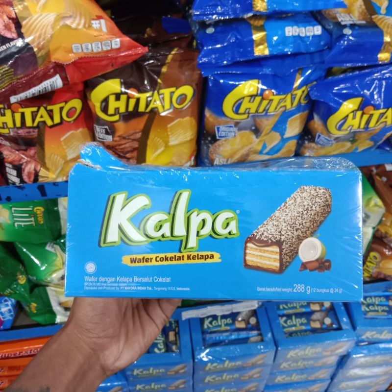 

Yummer l Snack camilan Kalpa Wafer Cokelat 1 pack