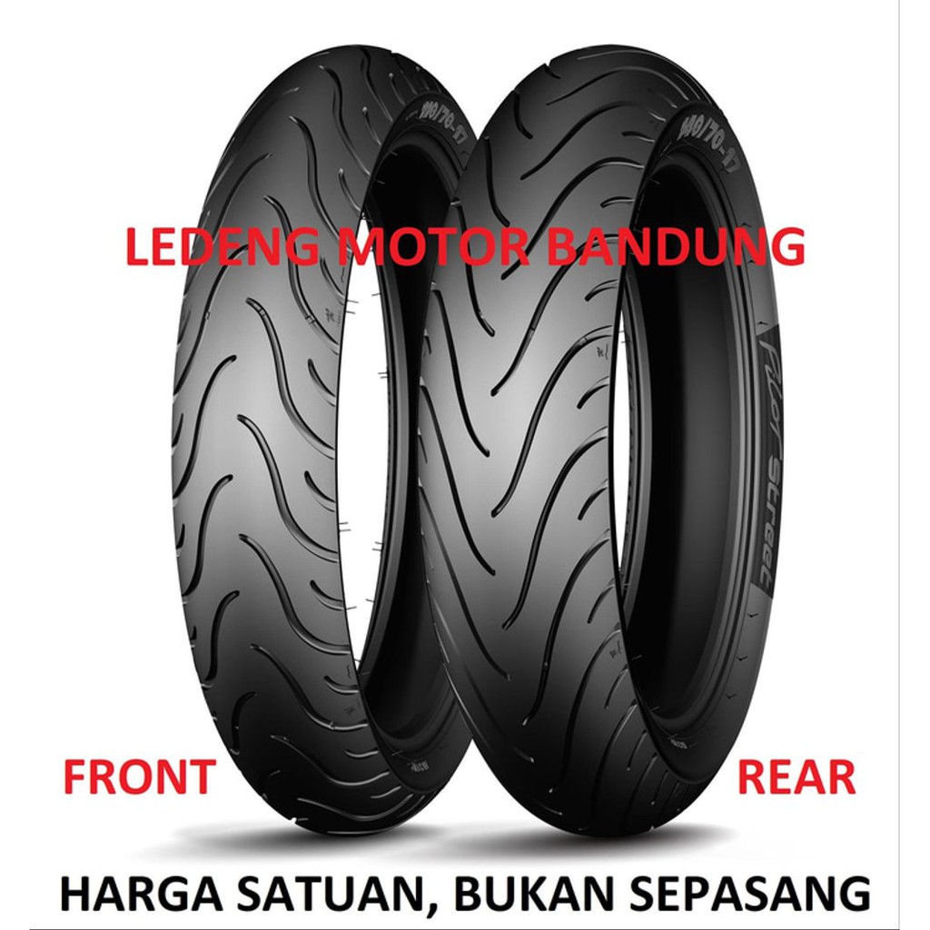 Promo Ban Michelin 110 80-17 Pilot Street Ban Motor Sport Tubeless Limited