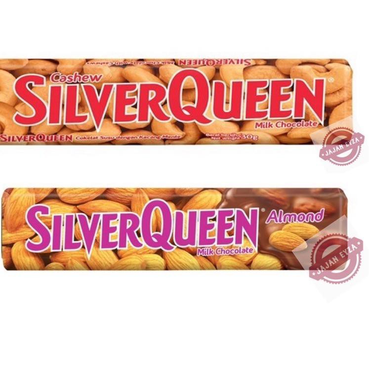 

ADB SILVERQUEEN 30gr KECIL / SILVERQUEEN CASHEW / SILVERQUEEN ALMOND / COKLAT KILOAN / SILVER QUEEN✮