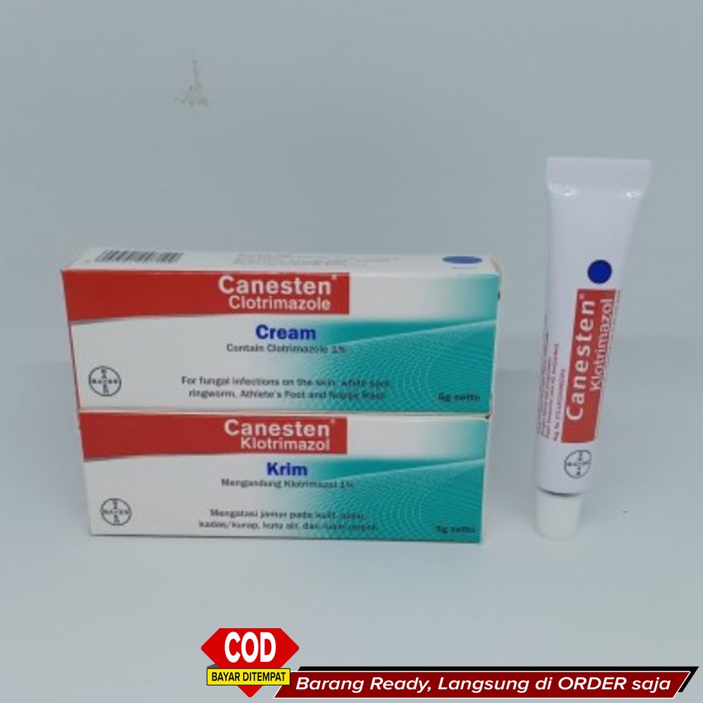 Best Seller Salep Obat Panu Gatal Selangkangan gatal jamur Kurap Kutu Air BANDEL Ampuh ~ Canesten Cr