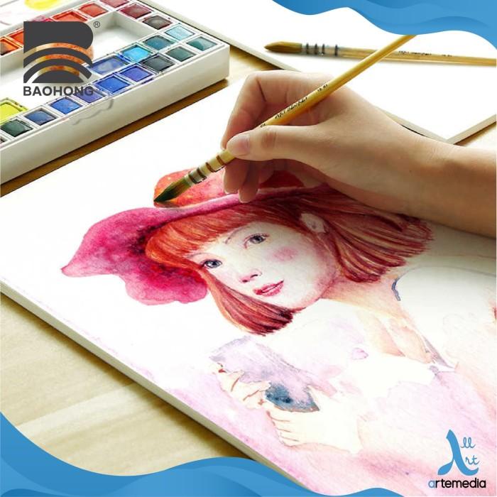 

Kertas Cat Air Baohong Academy 18x12.5cm Cold Pressed Watercolor Pad Best Seller