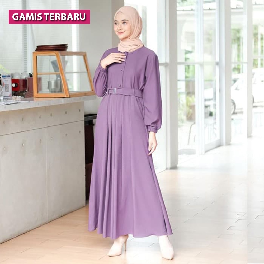 TRAND model Baju Gamis Remaja Terbaru N_muslimah Kekinian 2021 Gamismurah Bajugamis Super Kek Lt GMS05