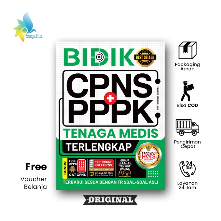 Buku Bidik CPNS & PPPK - Tenaga Medis | Bidan Perawat Dokter Spesialis
