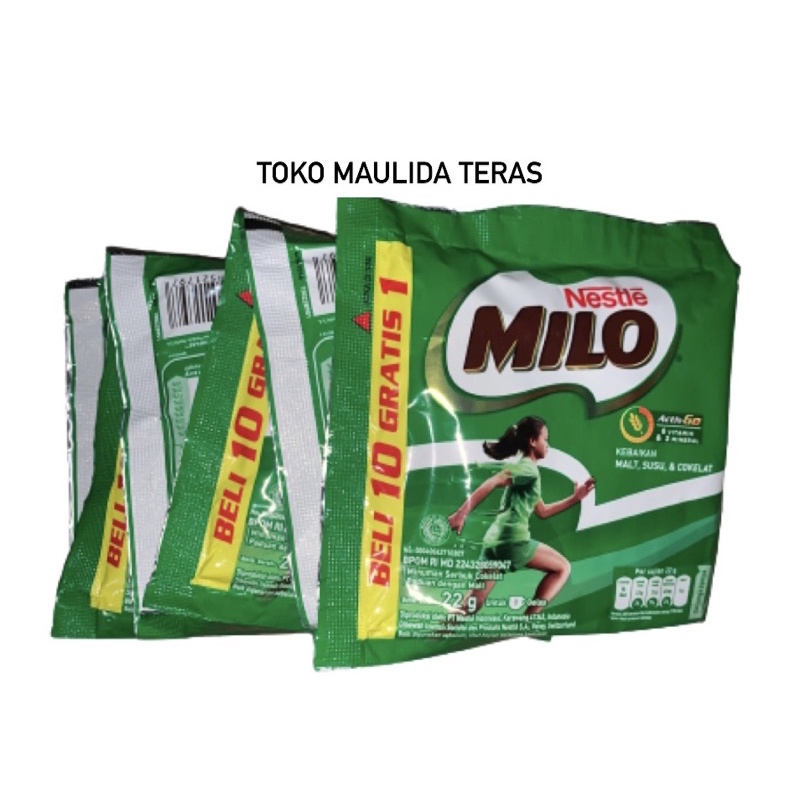 

MILO ACTIVE-GO renteng isi 10 gratis 1