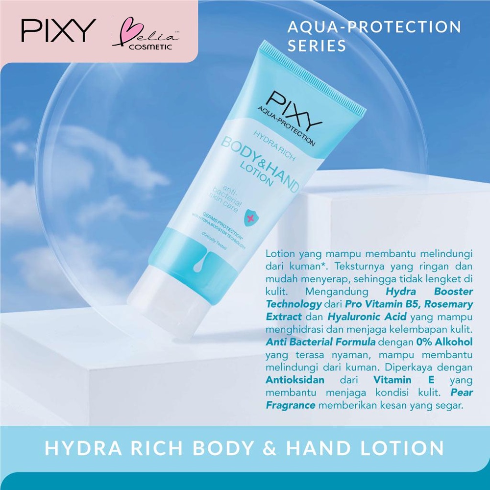 ❤ BELIA ❤ PIXY Aqua Protection Hydra Shield Body &amp; Hair  Mist | Hydra Rich Body &amp; Hand Lotion