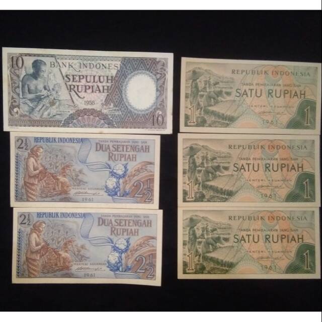 UANG KUNO PAKET MAHAR 18 RUPIAH