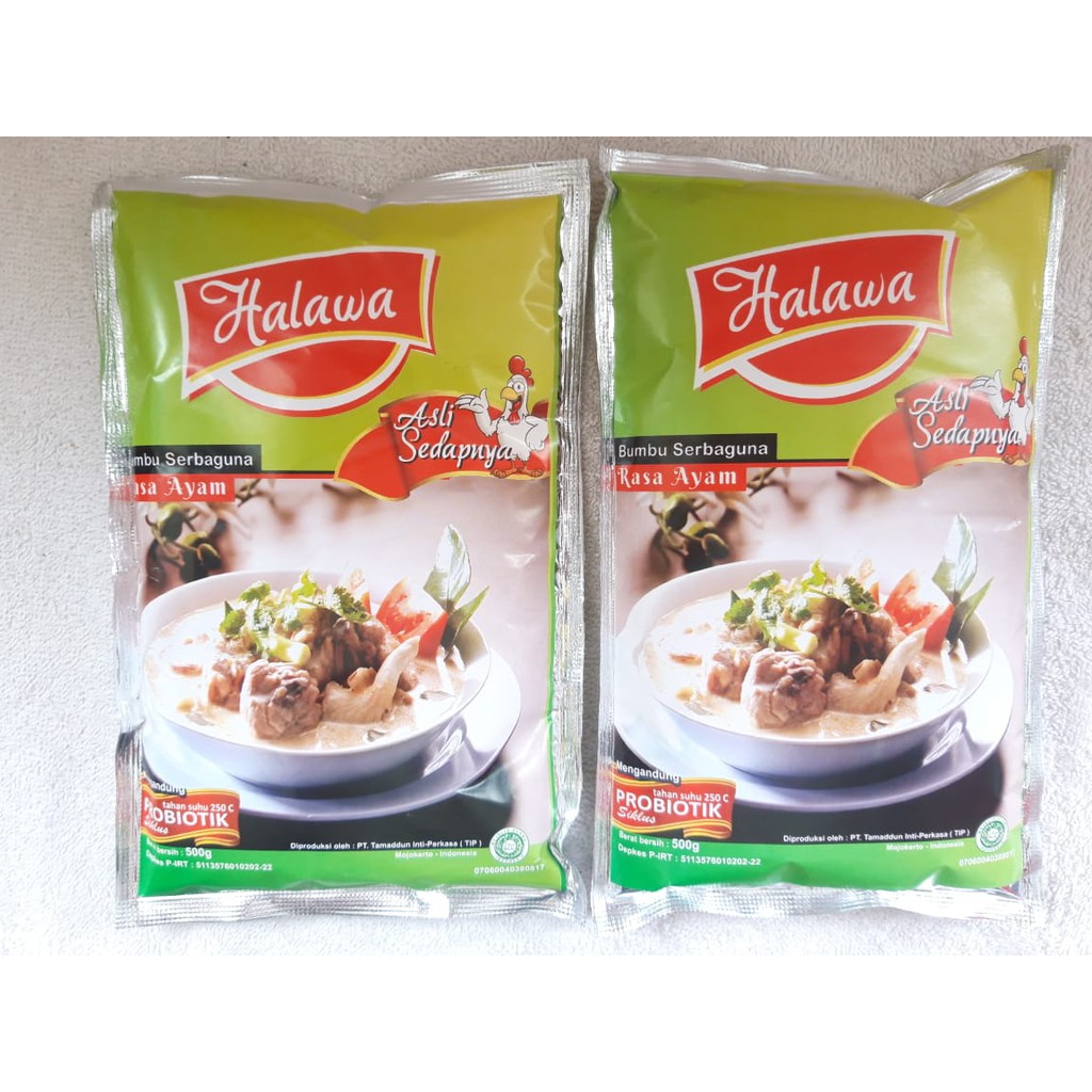 

HALAWA 500 GR Bumbu Masak Serbaguna plus Probiotik non MSG Alami