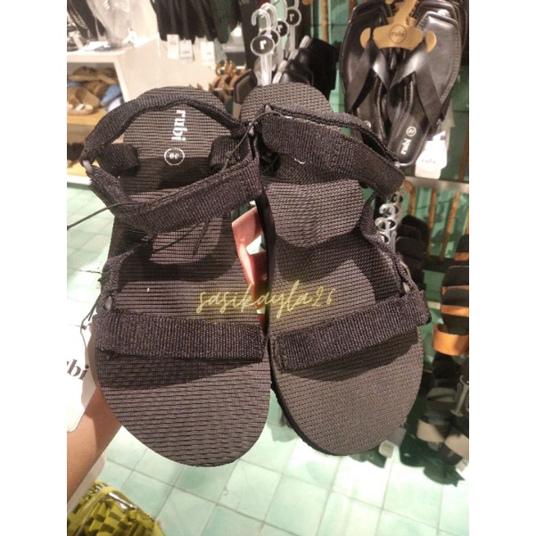 SANDAL RUBI GUNUNG SPORTY ORIGINAL BLACK SALE