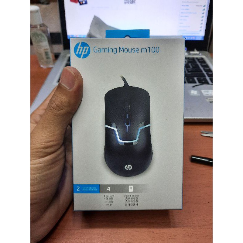 Mouse usb Hp m100 baru