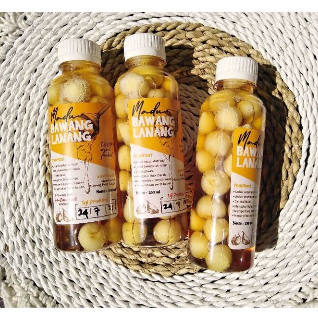 

MADU BAWANG LANANG/BAWANG PUTIH TUNGGAL ALAMI BERAT 350 ML