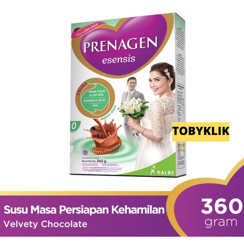 PRENAGEN ESENSIS 180gr &amp; 360gr Rasa Vanila dan Coklat