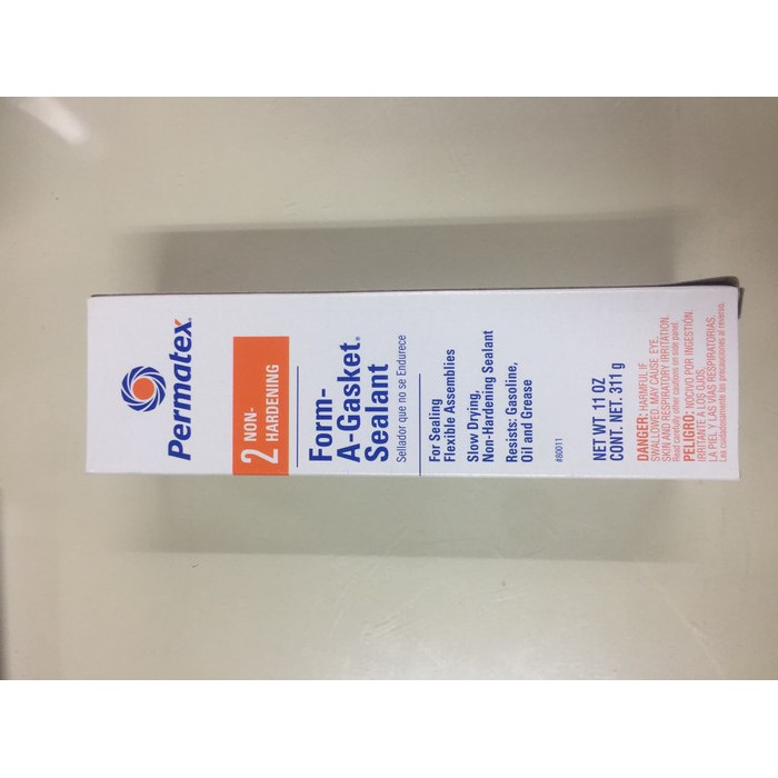 

Permatex Form Gasket Sealant 2C 80011