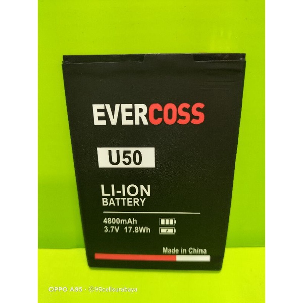 Baterai battery batrai batre Evercoss U50 A75 max U50A original